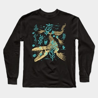 Mosasaurus Fossils Long Sleeve T-Shirt